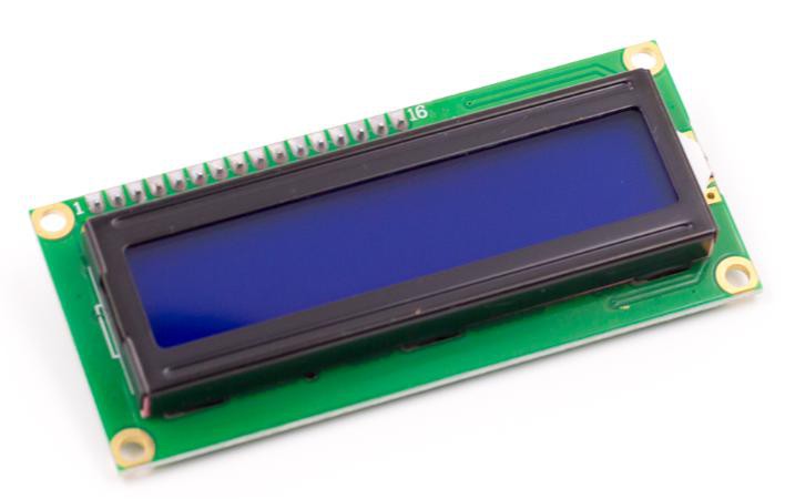 LCD1602 Llum de fons blau amb soldadura