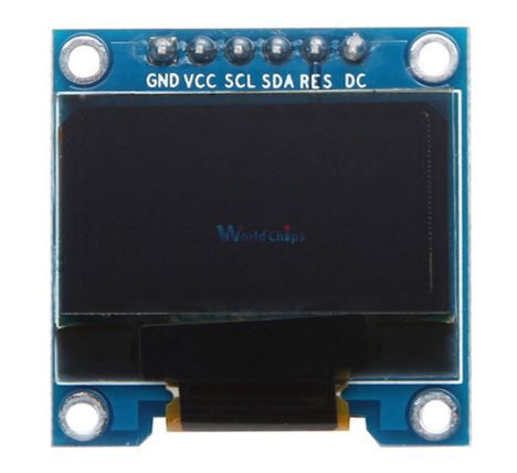 0,96 polzades Mòdul de visualització SPI OLED 12864 6pins SPI interfície 0,96 mòdul de pantalla LCD blau DIY compatible